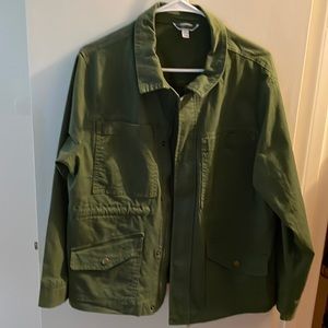 EUC ADORABLE ARMY GREEN UTILITY JACKET